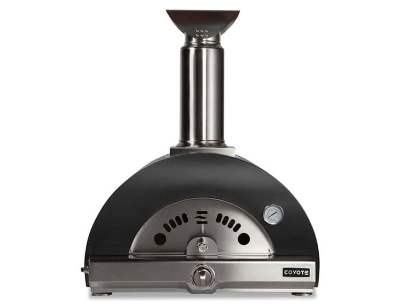 Coyote 30-Inch Hybrid Multi-Fuel Outdoor Pizza Oven - Black