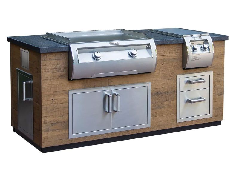 ID660-FOD-77BA Fire Magic Natural Gas, Propane Grill BBQ Island