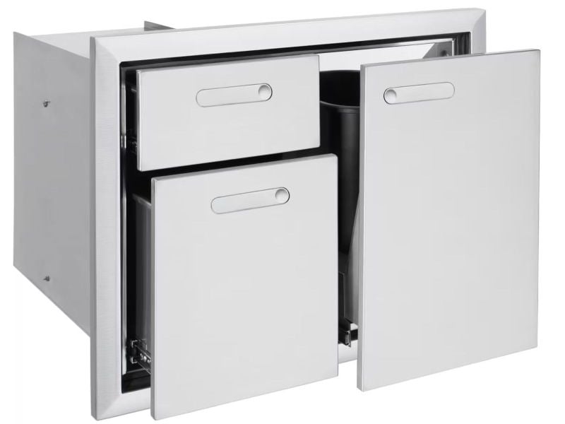 Ventana Outdoor Trash Bin | 30
