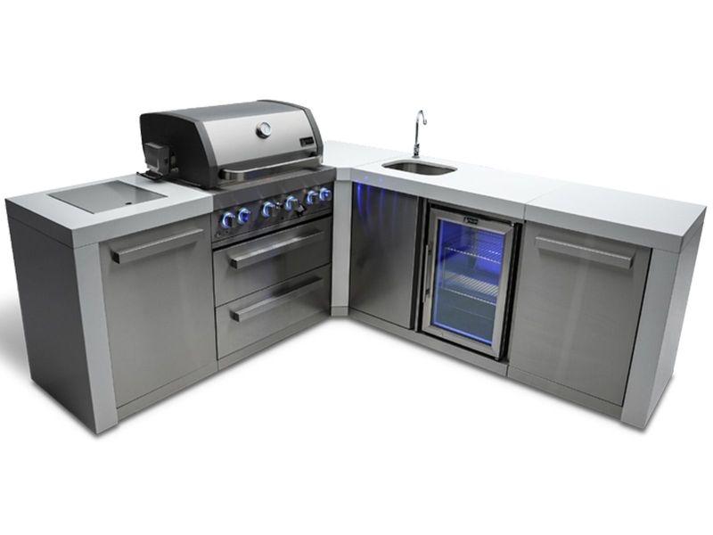 Luxury Outdoor Kitchen Islands | MAi400-D90BEV | Rotisserie Kit