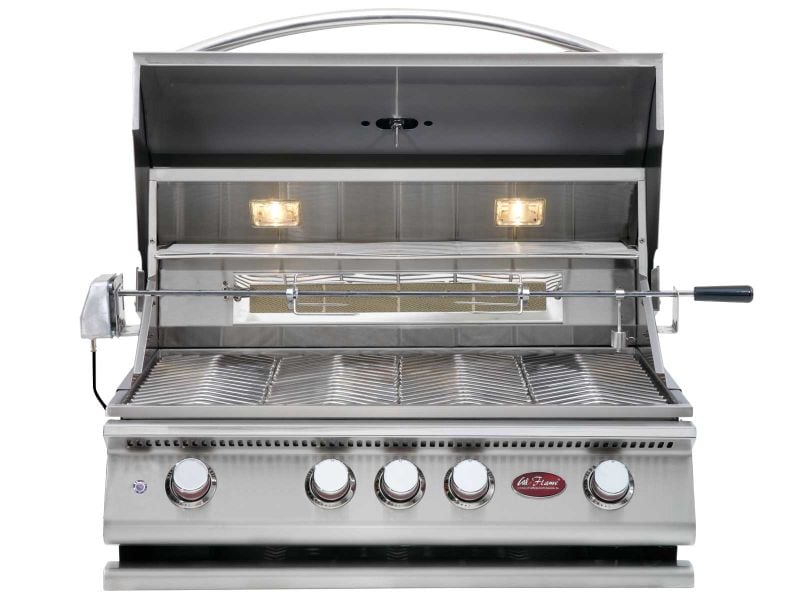 Cal Flame P Series BBQ19P04 Built In Gas Grill Stainless Steel