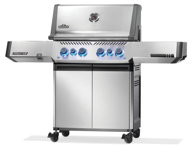 Stainless Steel Natural Gas Grill On Post Broilmaster Grill P4X