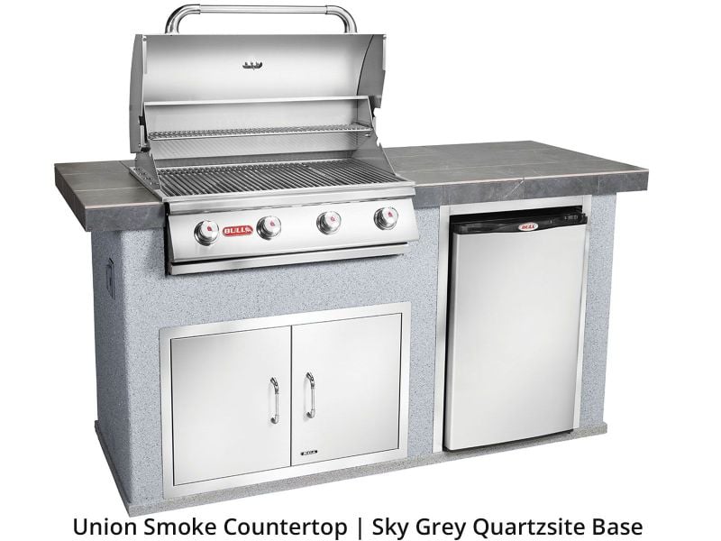 Bull Power Q Outdoor Island Kitchen Grill