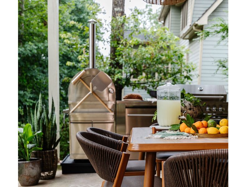 Thor Kitchen Outdoor Kitchen Wood Burning Pizza Oven And Cabinet