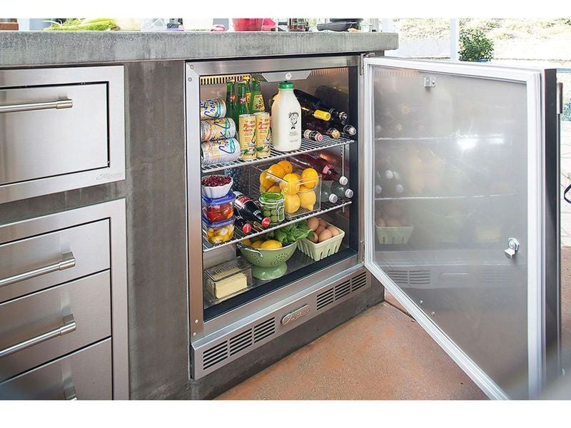 Outdoor rated refrigerator best sale