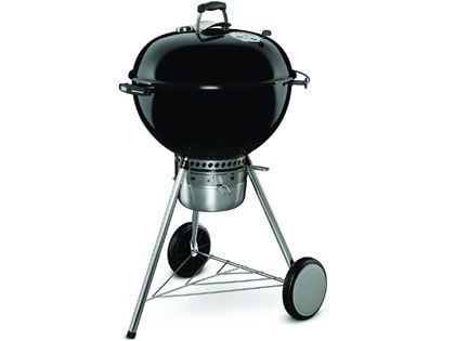 Weber Master Touch 22-Inch Charcoal Grill With Gourmet BBQ System Cooking Grate - Black