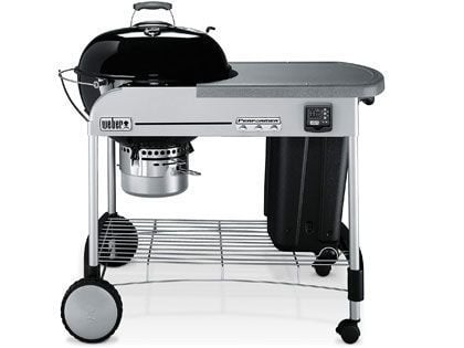 Weber Performer Premium 22-Inch Freestanding Charcoal Grill With Touch-N-Go Ignition - Black