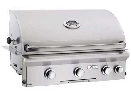 American Outdoor Grill L-Series 30-Inch 3-Burner Built-In Gas Grill With Rotisserie