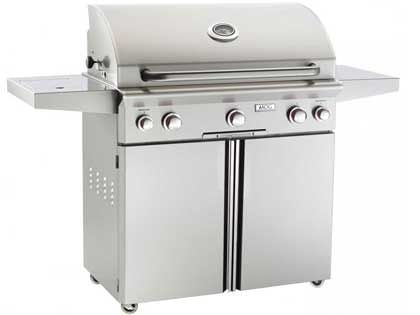 American Outdoor Grill T-Series 36-Inch 3-Burner Gas Grill with Backburner, Rotisserie & Single Side Burner 