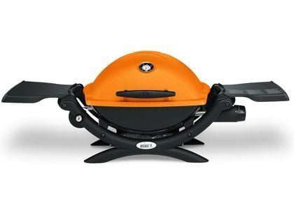 Weber Q 1200 Portable Propane Gas Grill - Orange