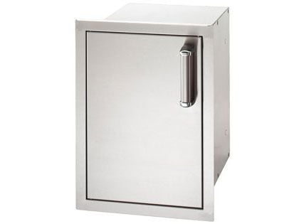 Fire Magic Premium Flush 14-Inch Left-Hinged Enclosed Cabinet Storage With Drawers With Soft Close