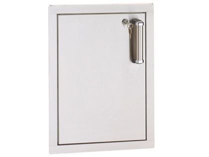 Fire Magic Premium Flush 14-Inch Left-Hinged Single Access Door - Vertical With Soft Close