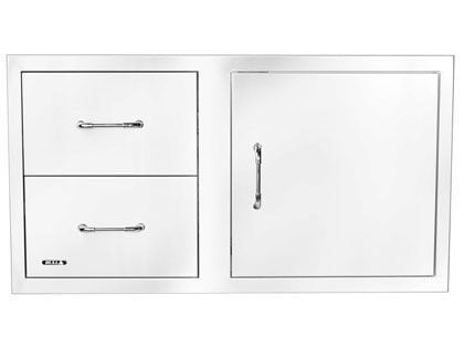 Bull 38-Stainless Steel Access Door & Double Drawer Combo