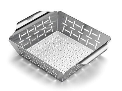 Weber Deluxe Small Stainless Steel Vegetable Grill Basket