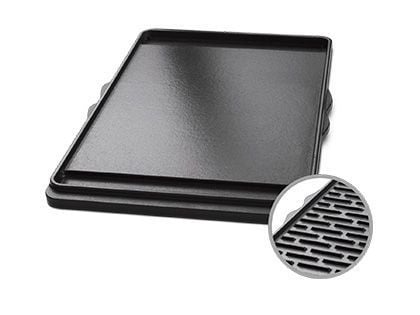 Weber 7598 Porcelain-Enameled Cast-Iron Double Sided Griddle For SmokeFire & Spirit 300 Series Grill