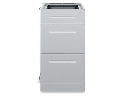 Broil King Stainless Steel 3 Drawer Cabinet
