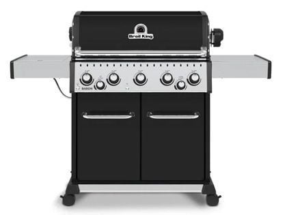 Broil King Baron 590 PRO 5-Burner Gas Grill with Rotisserie and Side Burner