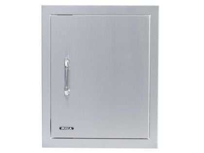 Bull 18-Inch Right Hinged Stainless Steel Single Access Door - Vertical