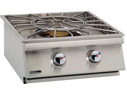 Bull Built-In Gas Stainless Steel Power Burner with Stainless Steel Lid