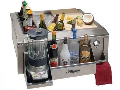 Alfresco 30-Inch Versa Apron Sink With Bartending Package