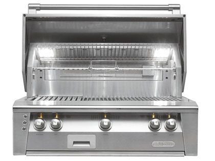 Alfresco 36-Inch Luxury Built-In Gas Grill With Rotisserie