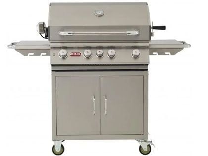 Bull Angus 30-Inch 4-Burner Gas Grill with Rotisserie and Cart