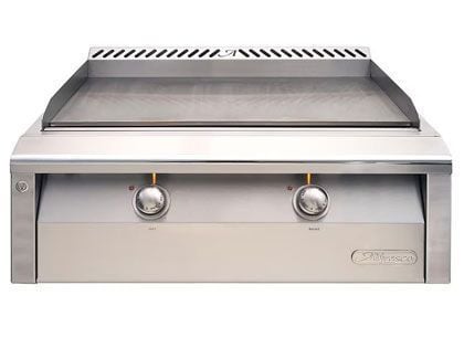 Alfresco 30-Inch Dual Zone Thematically Controlled Gas Griddle