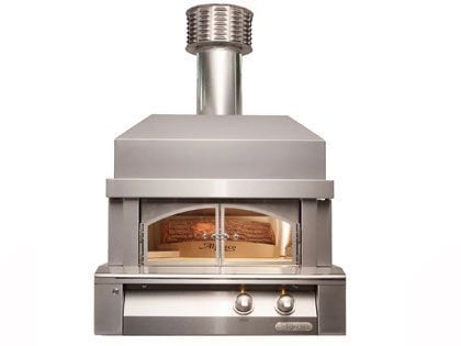 Alfresco 30-Inch Built-In Gas Outdoor Pizza Oven Plus