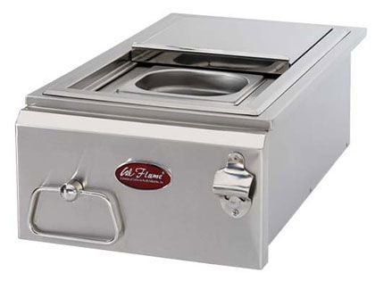 Cal Flame 12-Inch Built-in Cocktail Center With Ice Bin Cooler