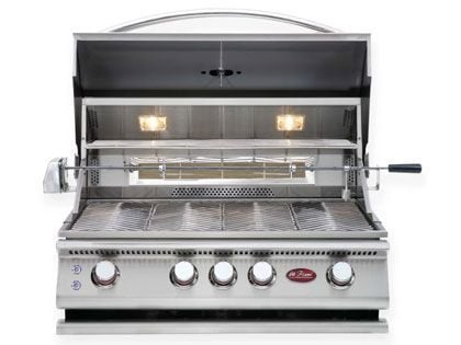 Cal Flame 32-Inch 4-Burner Convection Built-In Gas Grill With Rotisserie