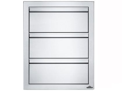 Napoleon 18-Inch Stainless Steel Triple Drawer