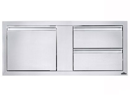 Napoleon 42-Inch Stainless Steel Single Door and Double Drawer Combo