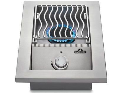 Napoleon Built-In 500 Series Inline Single Range Top Burner with Stainless Steel Cover