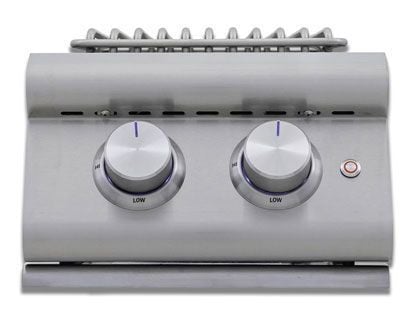 Blaze Premium LTE+ Built-In Gas Stainless Steel Double Side Burner With Lid