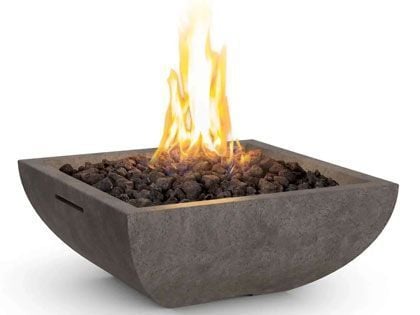 American Fyre Designs 36-Inch Bordeaux Square Fire Bowl