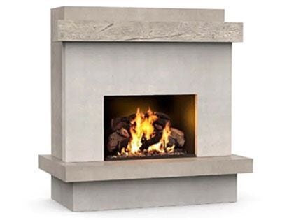 American Fyre Designs 68-Inch Brooklyn Smooth Outdoor Gas Fireplace