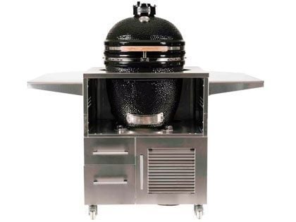 Coyote Asado Ceramic Grill with Coyote Universal Cart