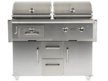 Coyote Centaur 50-Inch Natural Gas & Charcoal Dual Fuel Grill