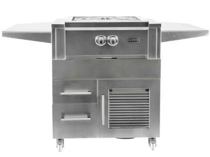Coyote Built-In Gas Power Burner with Coyote Universal Cart