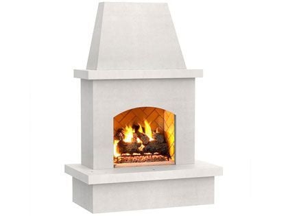 American Fyre Designs 67-Inch Contractor's Model Outdoor Gas Fireplace