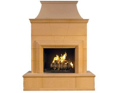 American Fyre Designs 76-Inch Cordova Outdoor Gas Fireplace