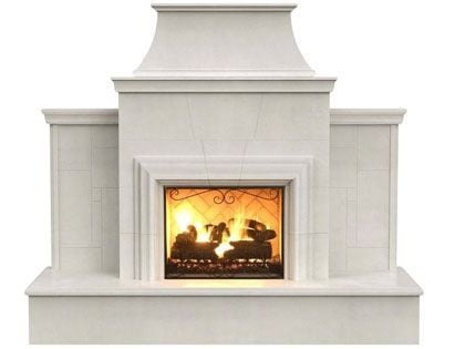American Fyre Designs 110-Inch Grand Cordova Outdoor Gas Fireplace