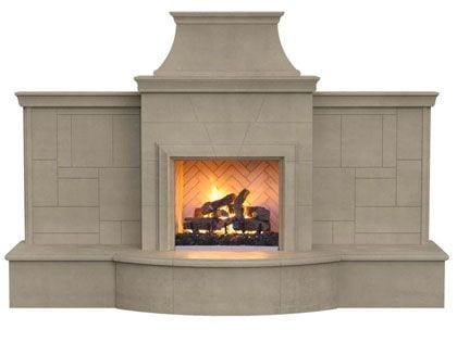 American Fyre Designs 127-Inch Grand Petite Cordova Outdoor Gas Fireplace