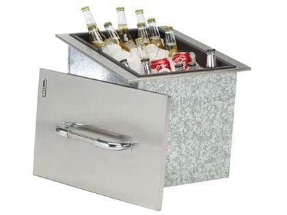 Bull 16-Inch Stainless Steel Built-In Outdoor Ice Chest