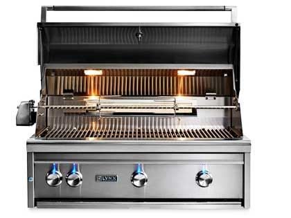 Lynx Professional 36-Inch Built-In All Infrared Trident Gas Grill with Rotisserie