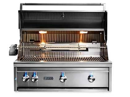 Lynx Professional 36-Inch Built-In Gas Grill With One Infrared Trident Burner And Rotisserie 