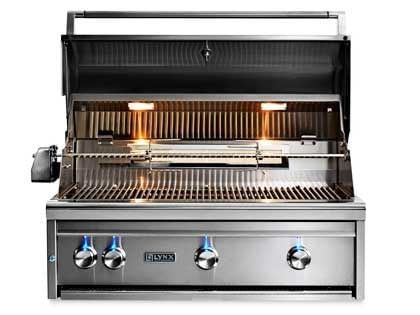 Lynx Professional 36-Inch Built-In All Infrared Trident Gas Grill With FlameTrak And Rotisserie