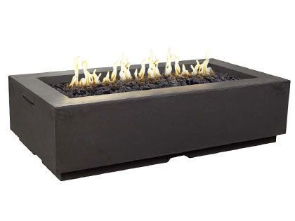 American Fyre Designs 56 1/4-Inch Louvre Rectangle Fire Pit