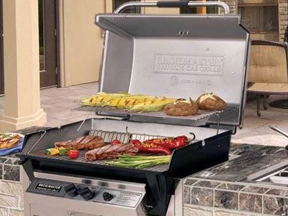 Broilmaster R3B Infrared Combination Gas Grill Built In