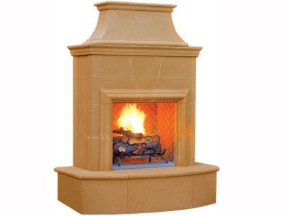 American Fyre Designs 65-Inch Petite Cordova Outdoor Gas Fireplace